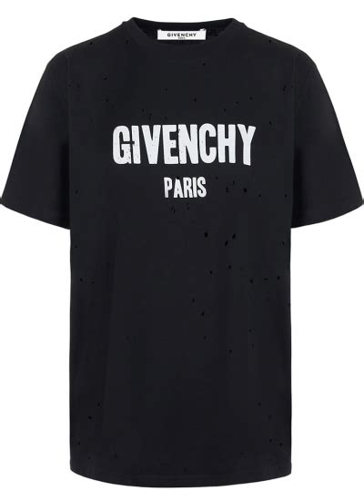 givenchy tshirt mens|givenchy t shirt with holes.